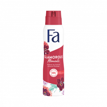 Fa Women Glamorous Moments Schwarze Orchidee, 48h Deo Spray, ohne Aluminiumsalze, 94ml